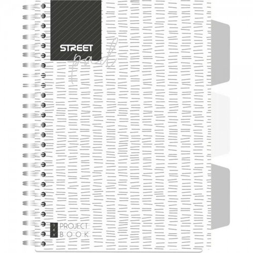 STREET Zvezek špirala s.pad white A5 5M 100L PR Cene