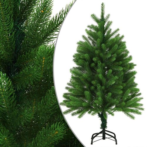  Umjetno božićno drvce s realističnim iglicama 120 cm zeleno Cijene