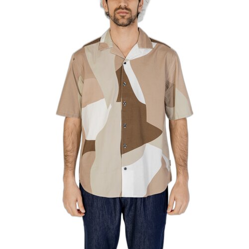Only &amp;amp; Sons Srajce s kratkimi rokavi Onstie Rlx Ss Aop Resort 22028044 Kostanjeva Slike