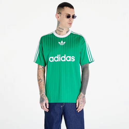 Adidas Adicolor Poly Short Sleeve Tee Green/ White