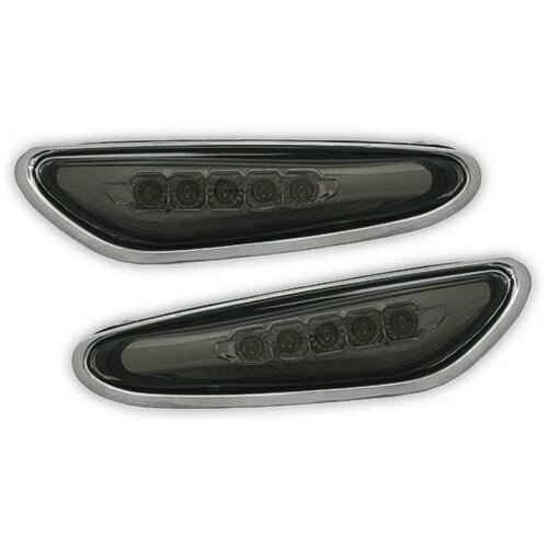 Oem Kristalni LED bočni migavci BMW E46 (01-05), Crni Cene