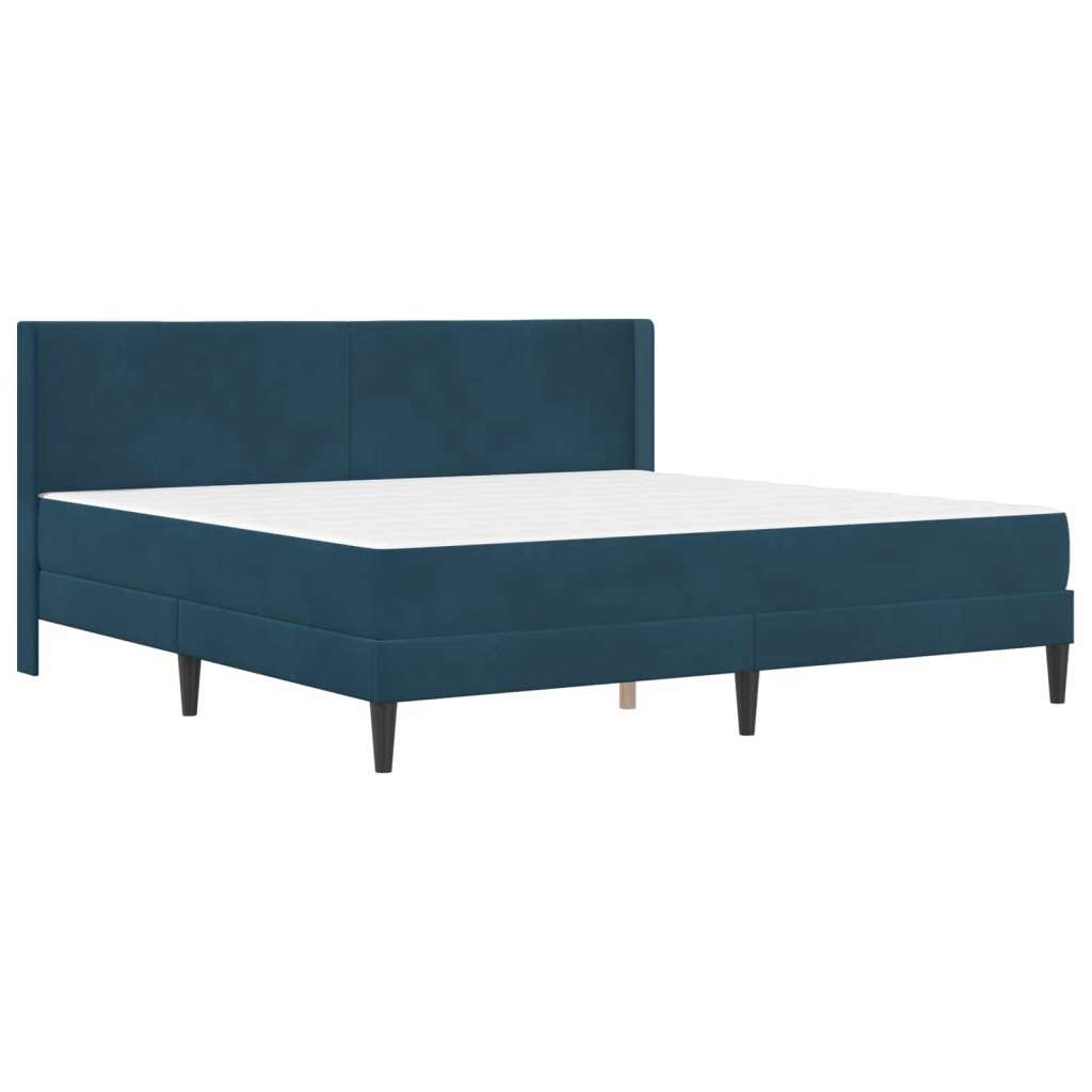  Okvir za krevet Plava 180 x 200 cm Bar&amp;scaron;un - Plava 180 x 200 cm Slike