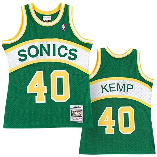 Mitchell And Ness muški Shawn Kemp 40 Seattle Supersonics 1994-95 Mitchell & Ness Road Swingman dres