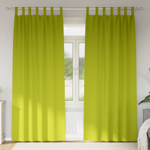 vidaXL Zavjese 2 pcs Jabukova zelena 260 x 140 cm Poliester Cijene