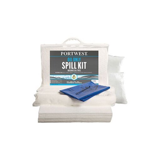 PORTWEST Komplet za izlive ulja 50litara sm61, 3/1 beli ( 58615 ) Cene