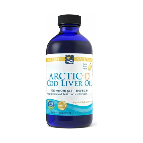 Nordic Naturals Arctic-D Cod Liver Oil - limona