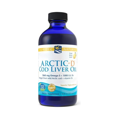 Nordic Naturals Arctic-D Cod Liver Oil Limun Slike
