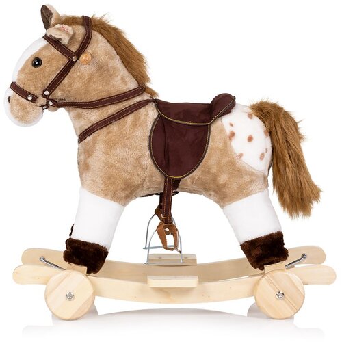 Chipolino igračka na luljanje sa kotačima Horse - beige Slike