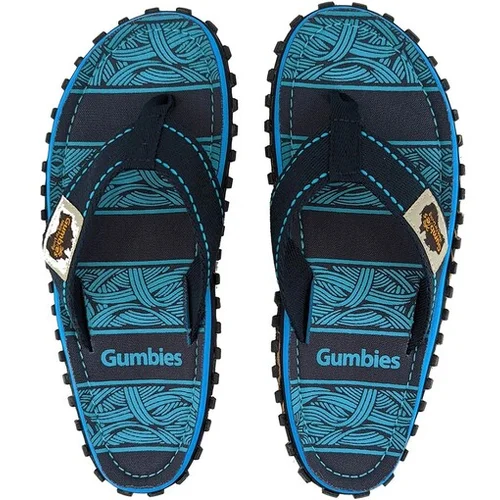 Gumbies japanke Islander Flip-Flops Navy Waves