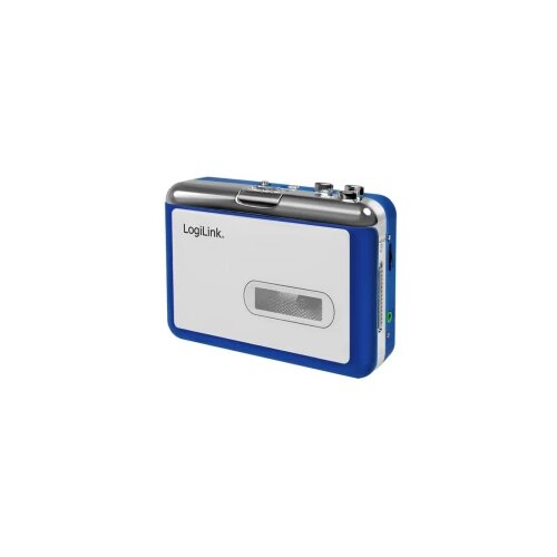 Logilink UA0393 prijenosni kasetofon plava boja, srebrna Slike