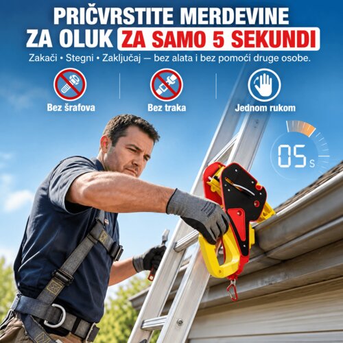  Sigurnosni držač za merdevine - stabilizator za oluke Cene