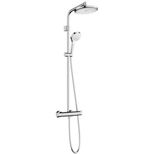 Hansgrohe set za tu&amp;scaron; mje&amp;scaron;alica ručica tu&amp;scaron;a waterforms set s kliznom &amp;scaron;ipkom i crijevom i termostatom Slike