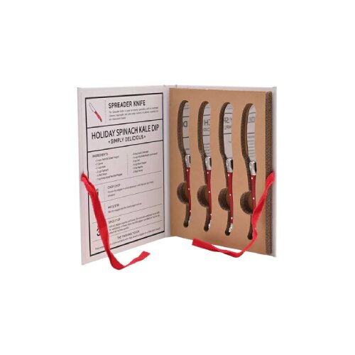 Widdop &amp;amp; Co. Santa Barbara - Dezertni nožići set 4 - Santa Barbara, Red Charcuterie Slike