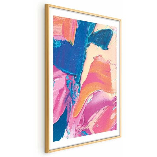  Plakat Colorful Expression - strong contrasts in an energetic composition 60x90 Cijene