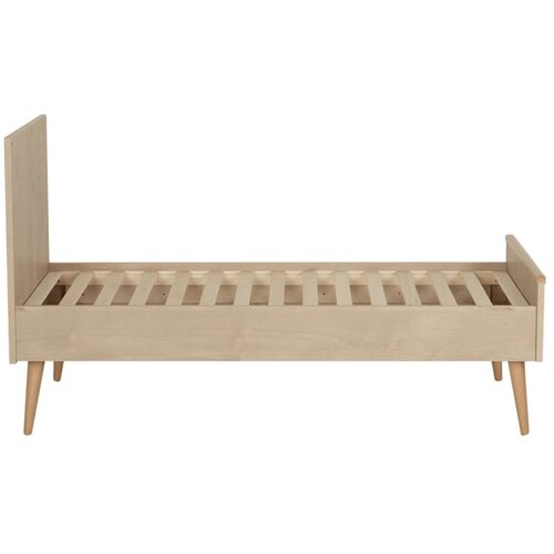 Qu-ax otroška posteljica cocoon 90x200 natural oak Cene