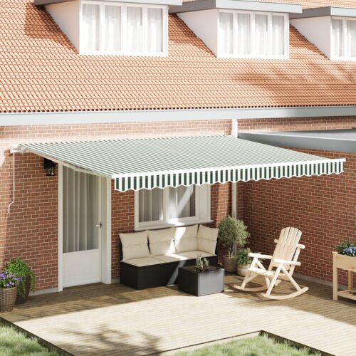  Nadomestno platno za tendo Zelena in Bela 430 x 345 cm, (5000217148) Cene