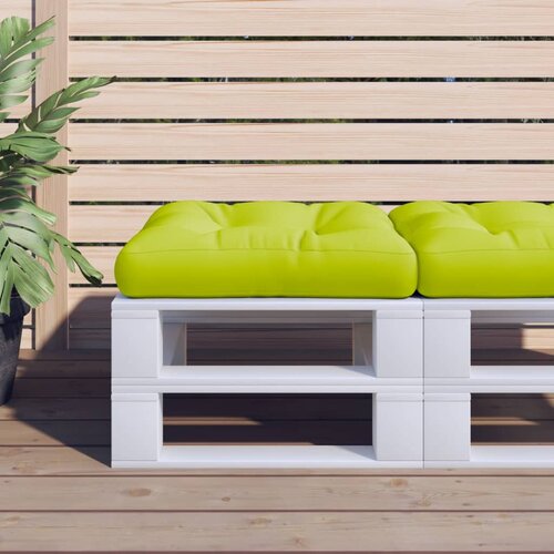 vidaXL Blazina za kavč iz palet svetlo zelena 50x50x12 cm Cene