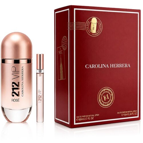 Carolina Herrera 212 VIP Ros&amp;eacute; EDP 80 ml + EDP MINI 10 ml (woman) Slike