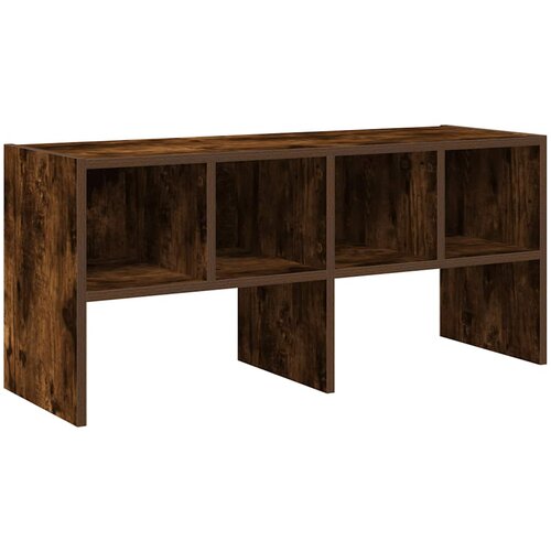 Maison Chic Regal za čevlje - Polica za čevlje zložljiva dimljeni hrast 89,5x30x40 cm, (21776141) Slike