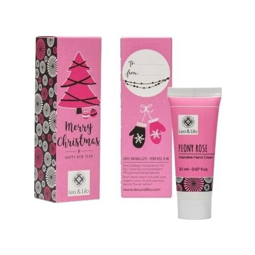 Leo & Lilo majhni pozdravi merry christmas s kremo za roke - peony rose Cene