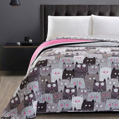 DecoKing Prekrivač Cats Invasion 260x280 cm, siva Slike
