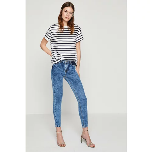Koton Women's Blue Slim Fit Jean