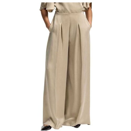 Boss bež ženske pantalone Slike