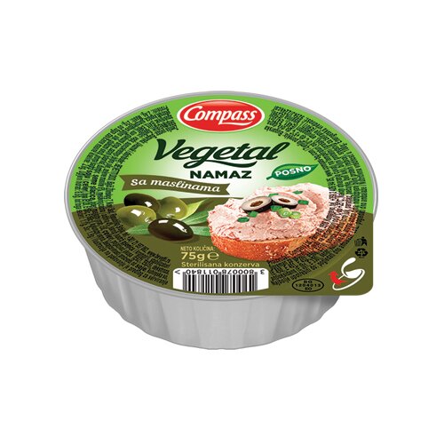 Compass Namaz Vegetal sa maslinama, 75g Slike