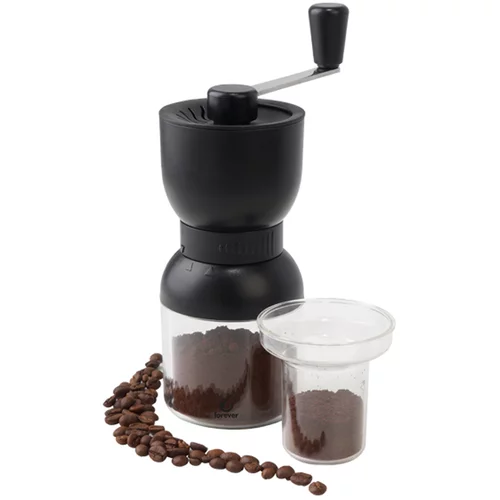 Forever Ročni mlinček za kavo h21,2cm / črn / abs, keramika, (20927024)