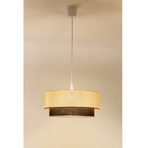  Brilagi - LED luster na kablu BOHO STYLE 1xE27/15W/230V prečnik 40 cm krem/braon Slike