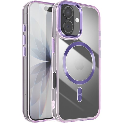 AVIZAR Ovitek za iPhone 17, kolekcija Crystal Color, združljiv z MagSafe, Vijolična, (5000189100) Cene