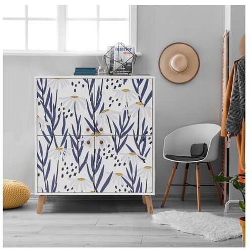 Hanah home Bela omarica 95x111 cm Multilux – Cene