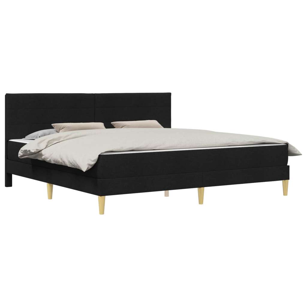  Okvir za krevet Crna 200 x 200 cm Poliester Slike