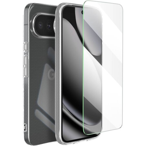 Oem Mayaxess, Zaščitni paket 2-v-1: ovitek + kaljeno steklo za Google Pixel 10 Pro XL, Prozorno, (5000208843) Cene