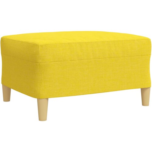  4-dijelni set sofa s tabureom i jastucima svjetlosivi tkanina Slike