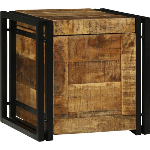 vidaXL Kutija za pohranu 40x40x40 cm Čvrsto hrapavo mango drvo Cijene