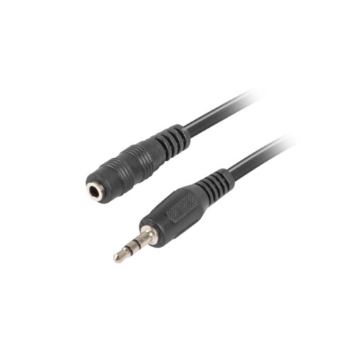Lanberg Kabel Estereo Jack 3,5 mm macho/Jack 3,5 mm Hembra 5m črnec, (21091135) Cene