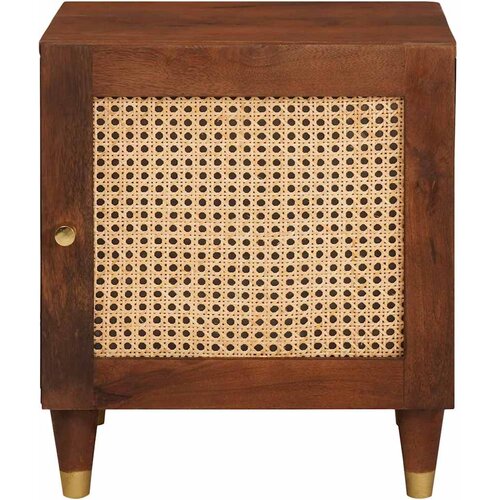  Noćni ormar 2 pcs Smeđa 40 x 33,5 x 46 cm Čvrsto drvo akacije Slike