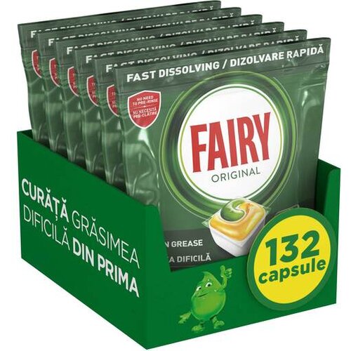 Fairy kapsule za pranje sudova all in one 132 kom Cene