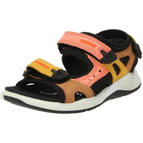 Ecco Otvorene cipele 'X-TRINSIC K' smeđa / narančasta / losos / crna