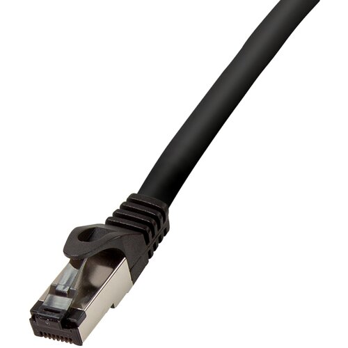 Logilink CQ8033S RJ45 omrežni kabel\, Patch kabel CAT 8.1 S/FTP 1.00 m črna brez halogena 1 kos, (20419491) Cene