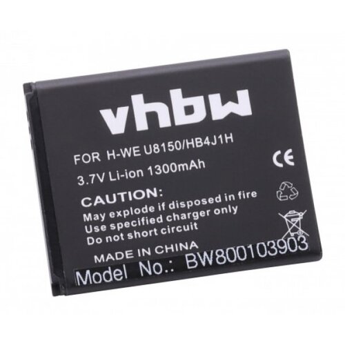 VHBW Baterija za Huawei Ascend Y100 / C8500 / T8100 / U8150, 1300 mAh Slike