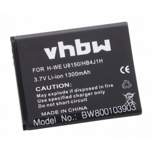 VHBW Baterija za Huawei Ascend Y100 / C8500 / T8100 / U8150, 1300 mAh