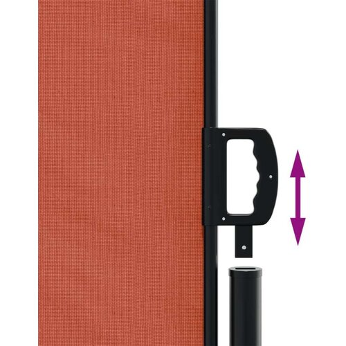  Uvlačiva bočna tenda 100 x 1000 cm terakota Slike