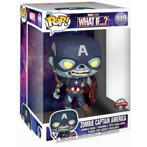 Funko Marvel&amp;#039;s What If Zombie Captain America 10-Inch Pop! Vinyl Figure - Exclusive, (20499369) Slike