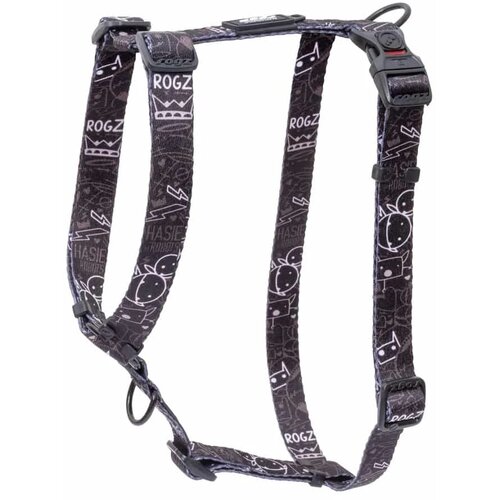 Rogz fusion am za pse sa prednjim kačenjem povoca m — obim grudi 32–52 cm ponoćno crna Cene