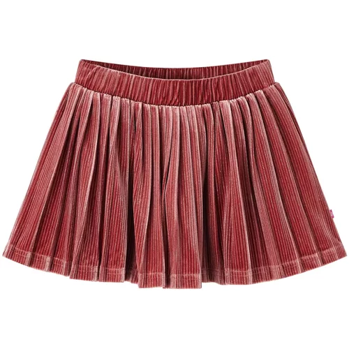  Dječja plisirana suknja srednje ružičasta 140