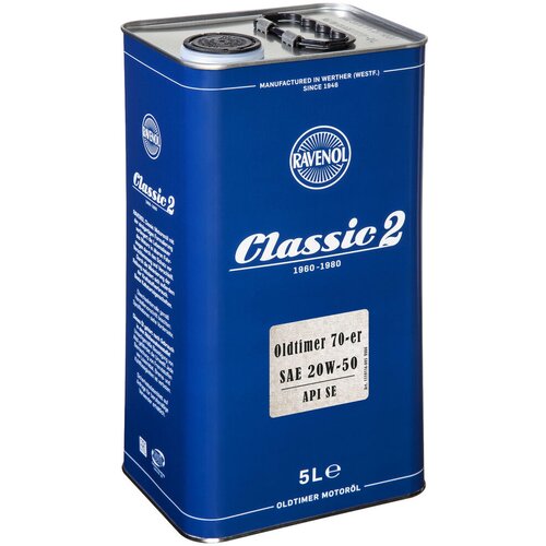 RAVENOL Motorno ulje Oldtimer 70-er 20W-50 API SE, 5 l Cene