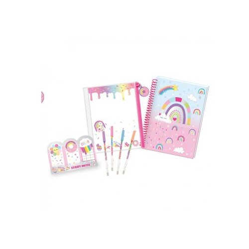Hot Focus set stilski dnevnik Rainbow Cijene