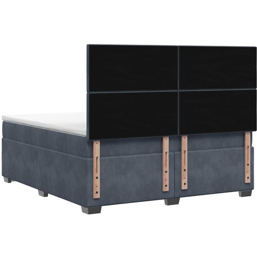  Boxspring krevet s madracem Tamnosiva 140 x 200 cm Bar&amp;scaron;un Slike